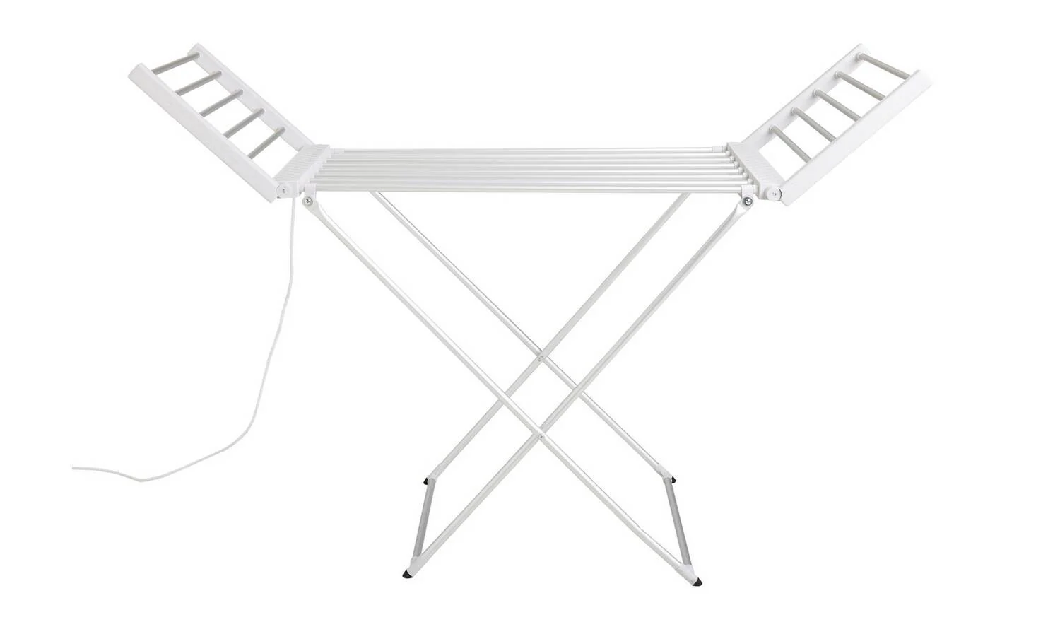 11m Heated Clothes Airer with Wings Indoor Drying Rack Energy Saving - Image 4