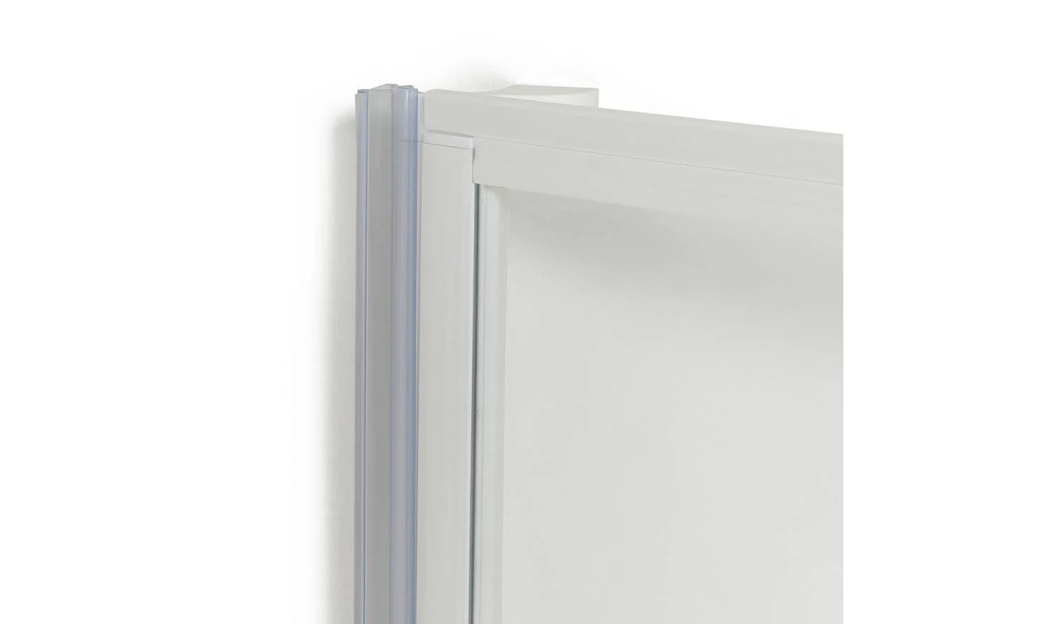 1375x755mm Fully Framed Bath Shower Screen White Bathroom Waterproof Enclosure - Image 4