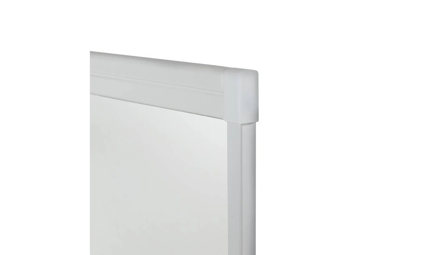 1375x755mm Fully Framed Bath Shower Screen White Bathroom Waterproof Enclosure - Image 5