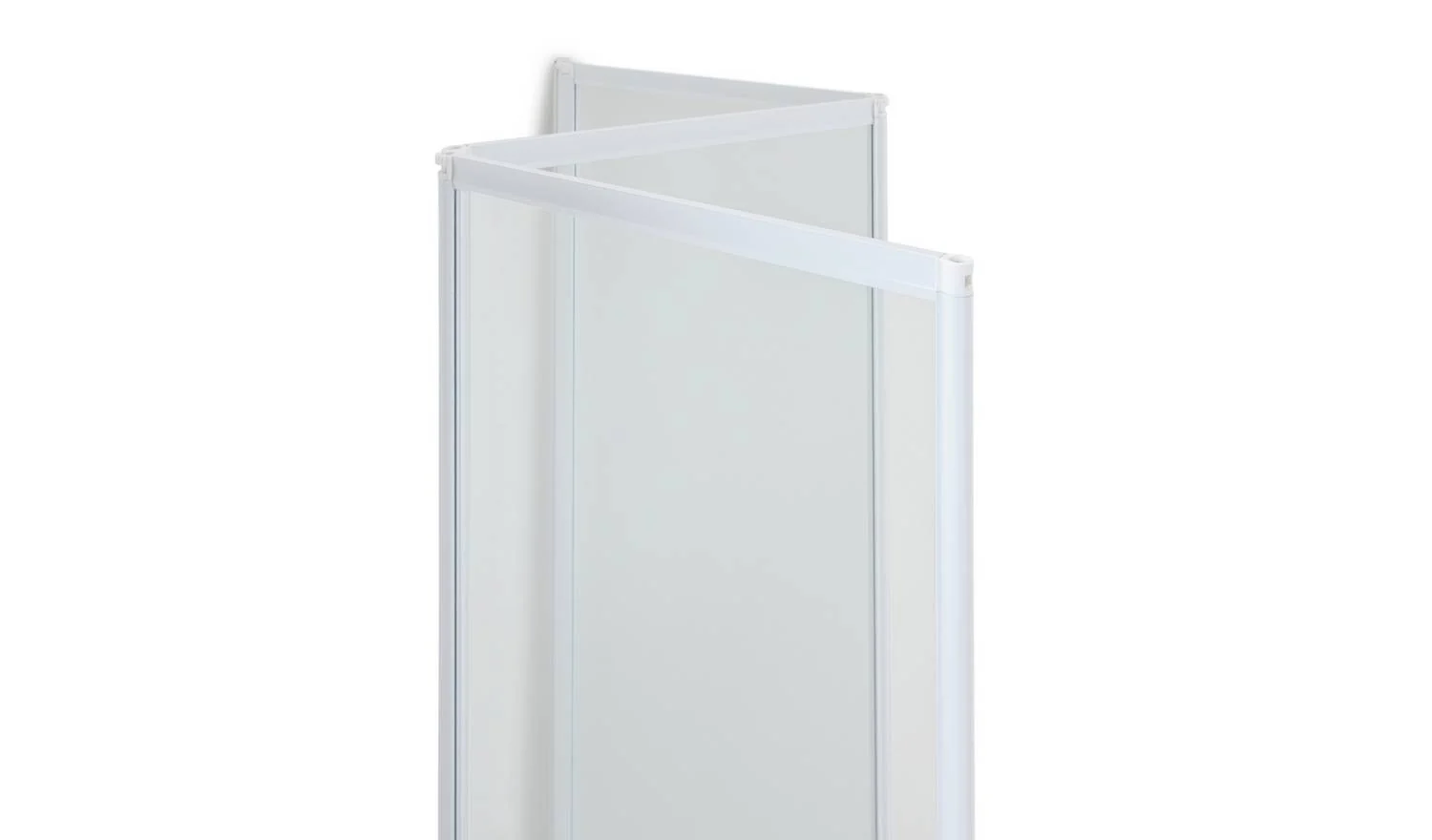 1400x1230mm Folding Bath Shower Screen White Waterproof Enclosure Clear - Image 5