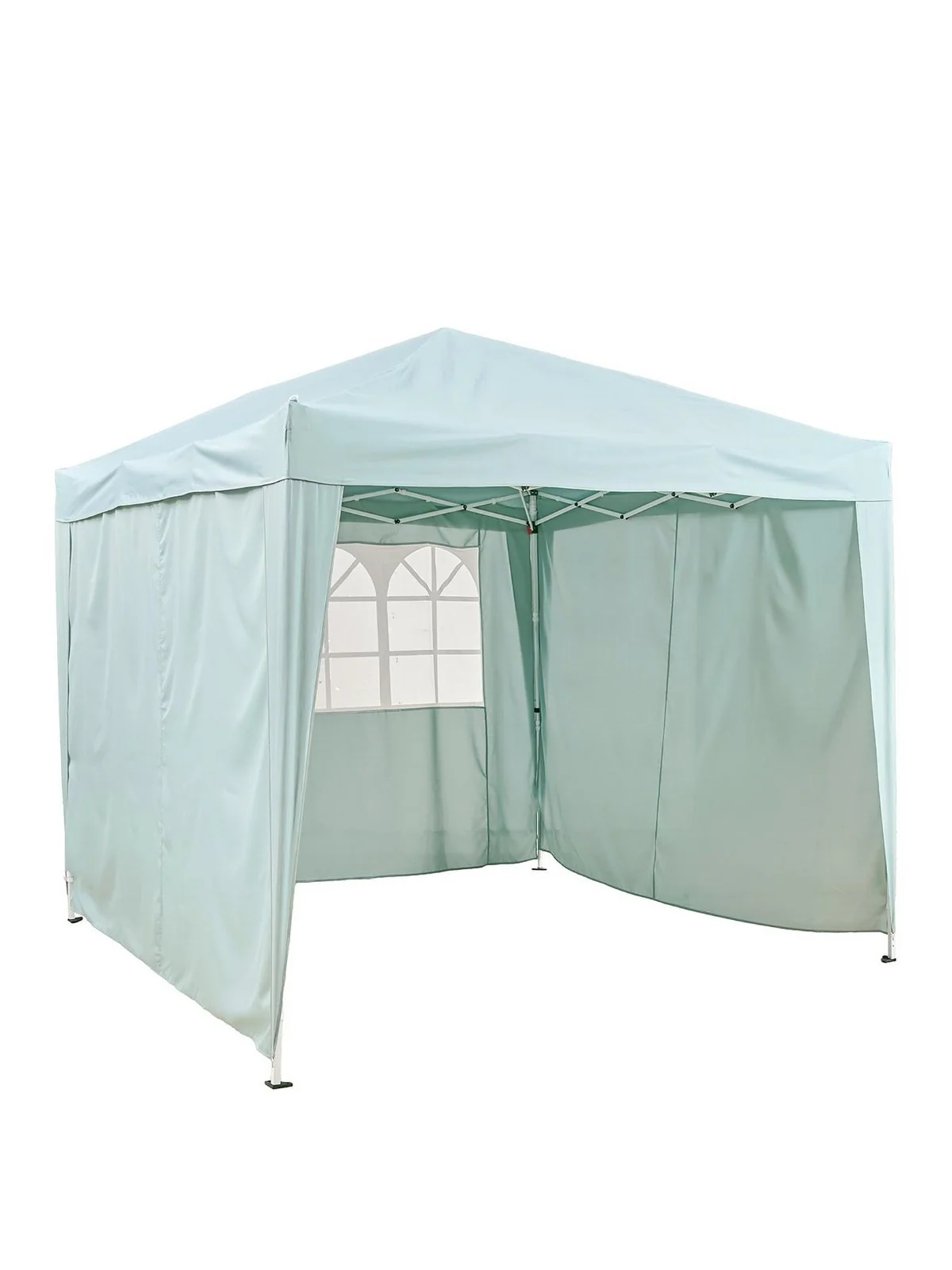 2.5 X 2.5M Pop Up Gazebo With 3 Piece Side Panels Blue & Camping, Parties, Event - Image 3