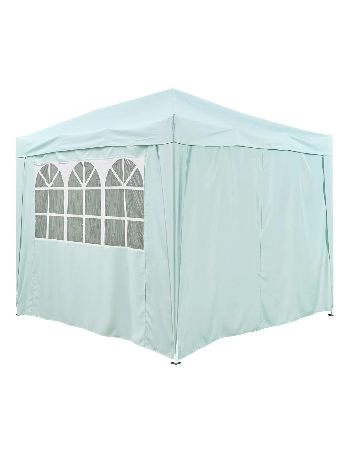 2.5 X 2.5M Pop Up Gazebo With 3 Piece Side Panels Blue & Camping, Parties, Event - Image 4