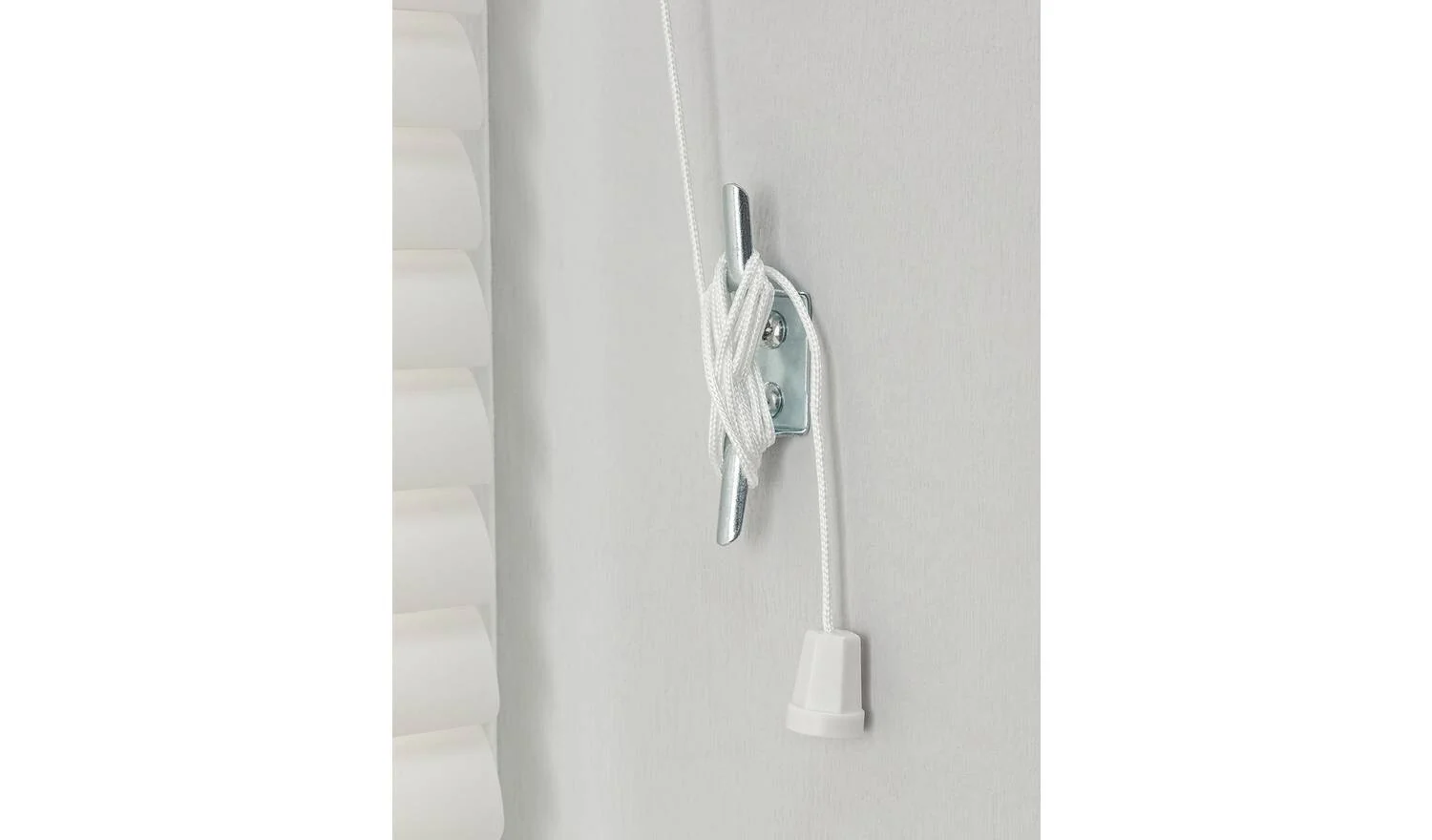 25mm PVC Venetian Blind White 60x160cm Light Filter Blinds - Image 5