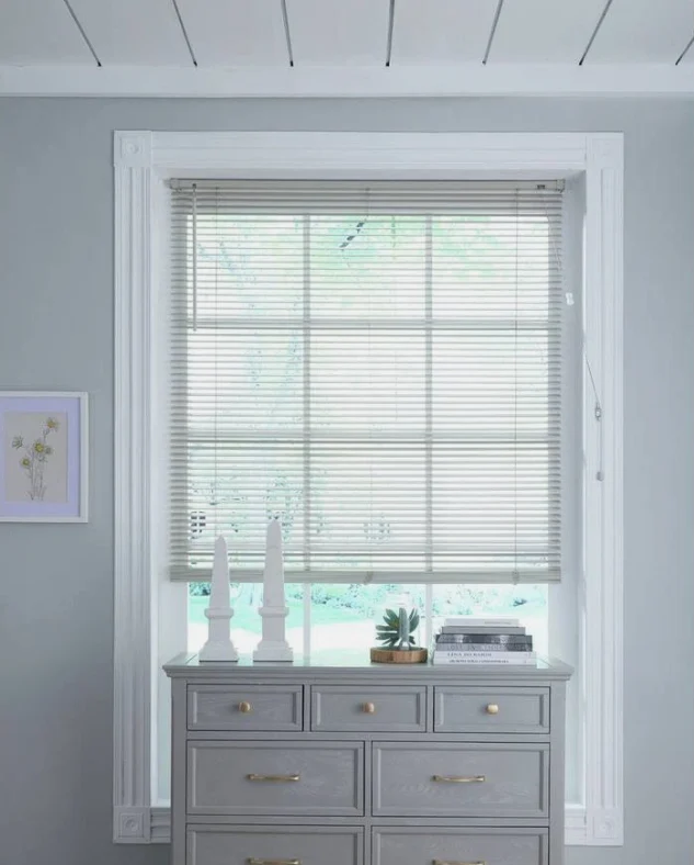 25mm Venetian Blind Warm Grey 60x130cm Window Treatment Privacy - Image 2