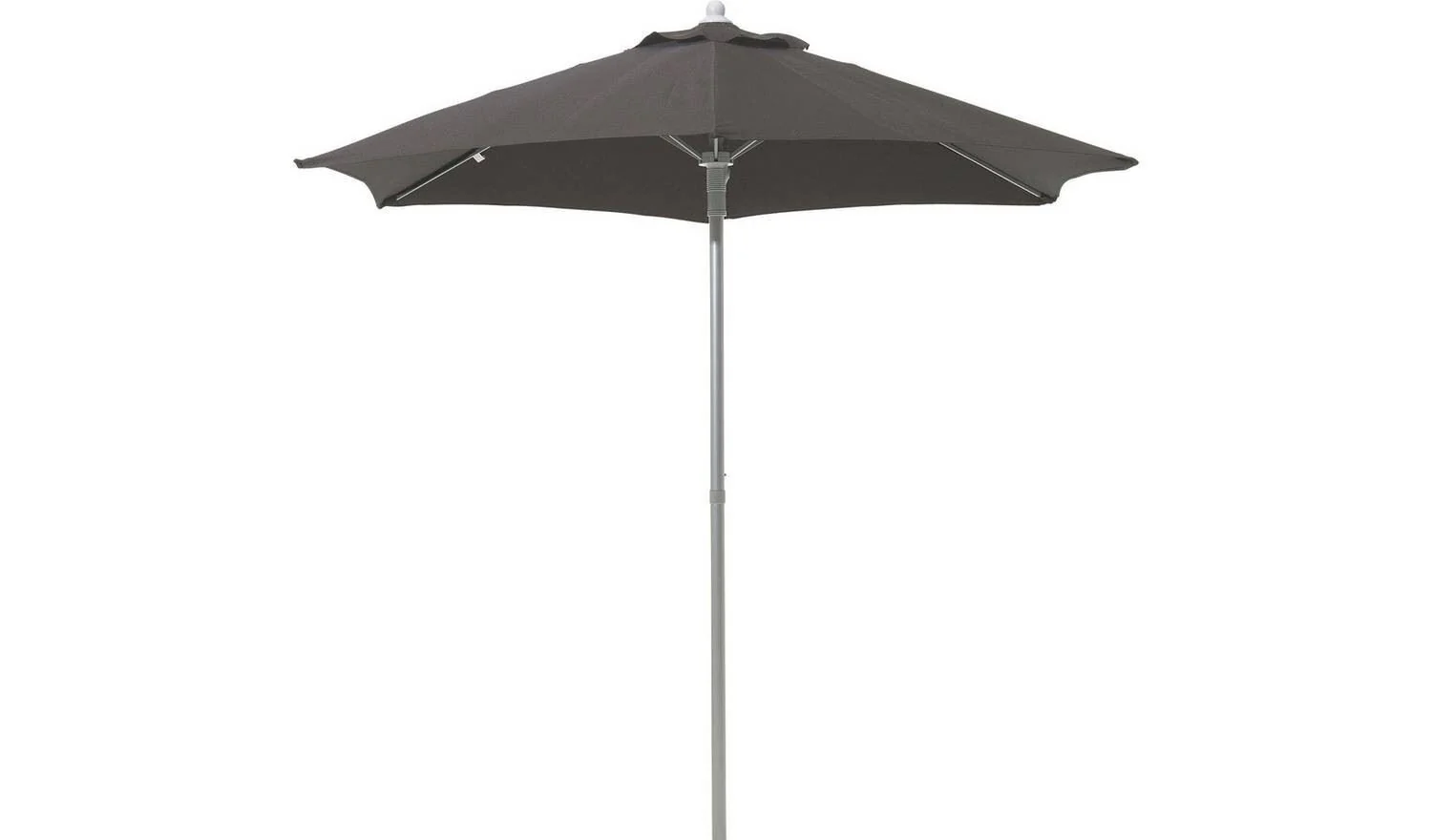 2m Water Repellent Garden Parasol - Black - Image 2