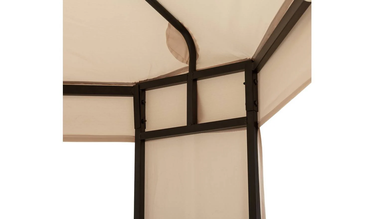 3m x 3m Garden Gazebo Cream Pop Up Canopy Tent Shelter Waterproof - Image 5