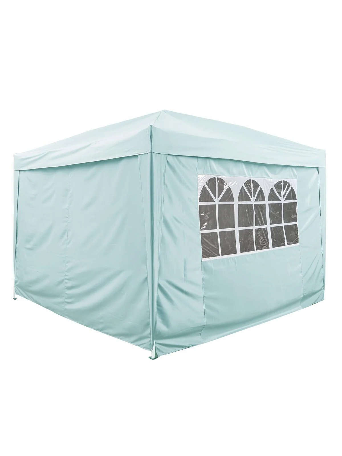 3x3m Pop Up Gazebo Blue | 3 Side Panels | Instant Setup | Weatherproof - Image 4