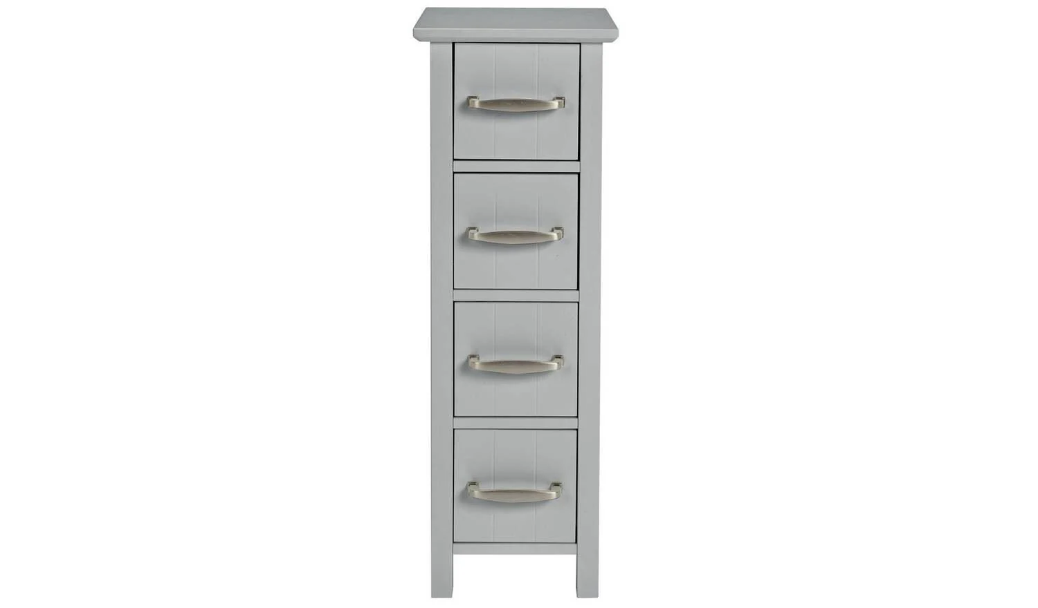 4 Drawer Bathroom Storage Unit - Grey - Image 3