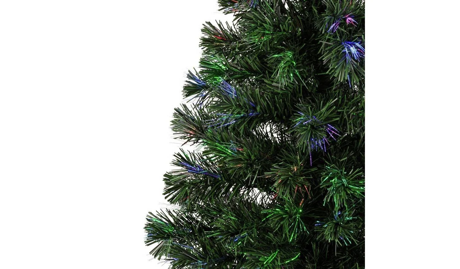 6ft Fibre Optic Christmas Tree Easy Assembly Realistic Branches - Image 3
