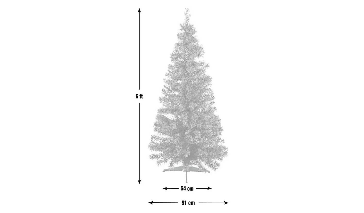 6ft Fibre Optic Christmas Tree Easy Assembly Realistic Branches - Image 6