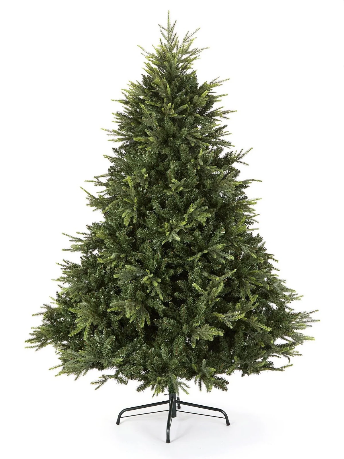 6ft Sherwood Real Look Full Christmas Tree | PE/PVC Tips | Hinged Branches - Image 2