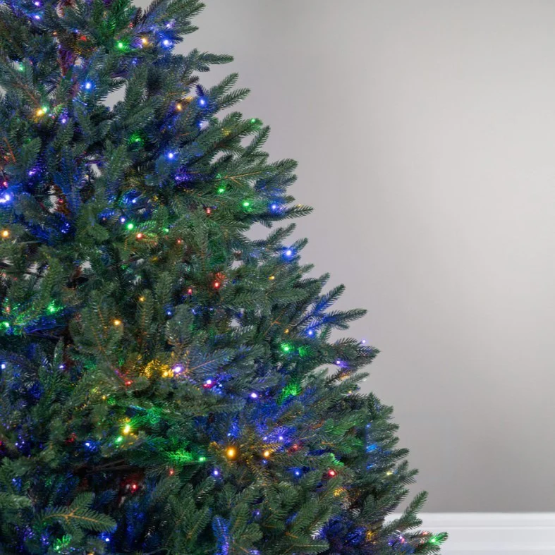 7ft Bellevarde Spruce Pre-Lit Christmas Tree 6845 Tips 1000 LED Lights - Image 9