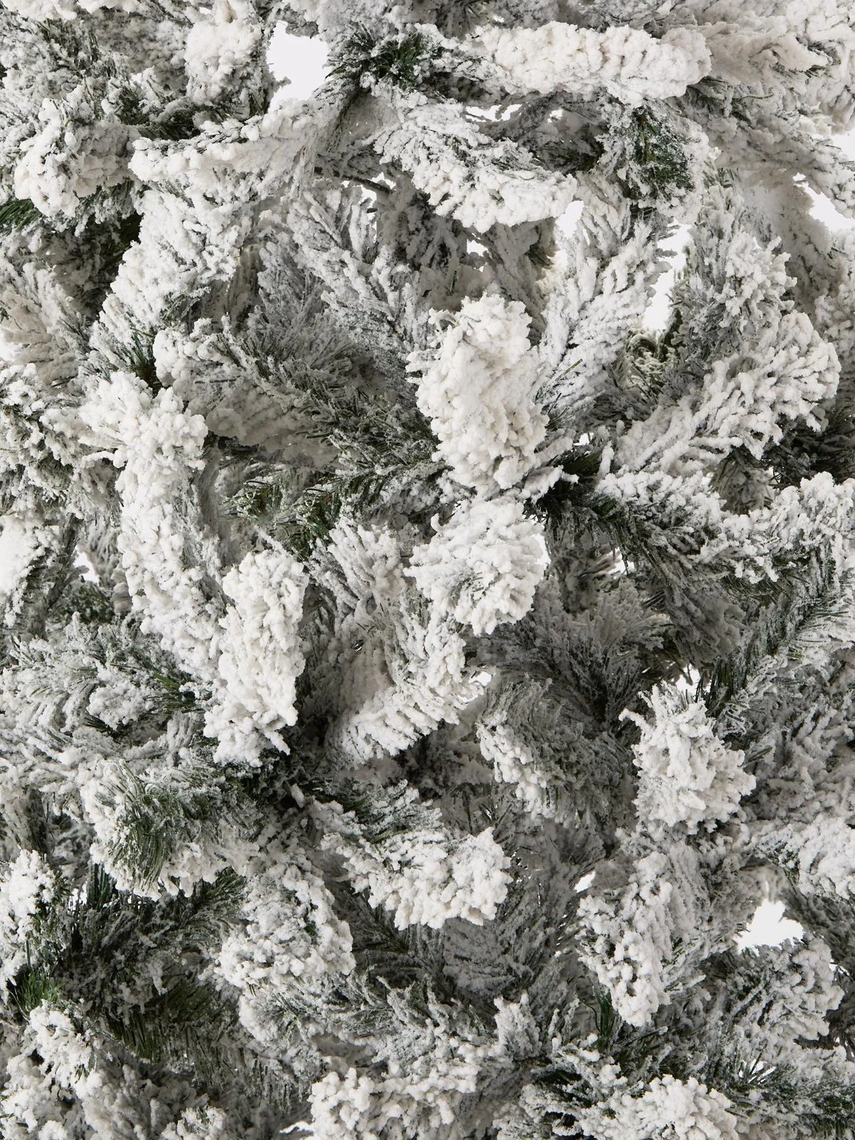 7ft Flocked Emperor Christmas Tree Snow Frosted 210cm with Stand - Image 3