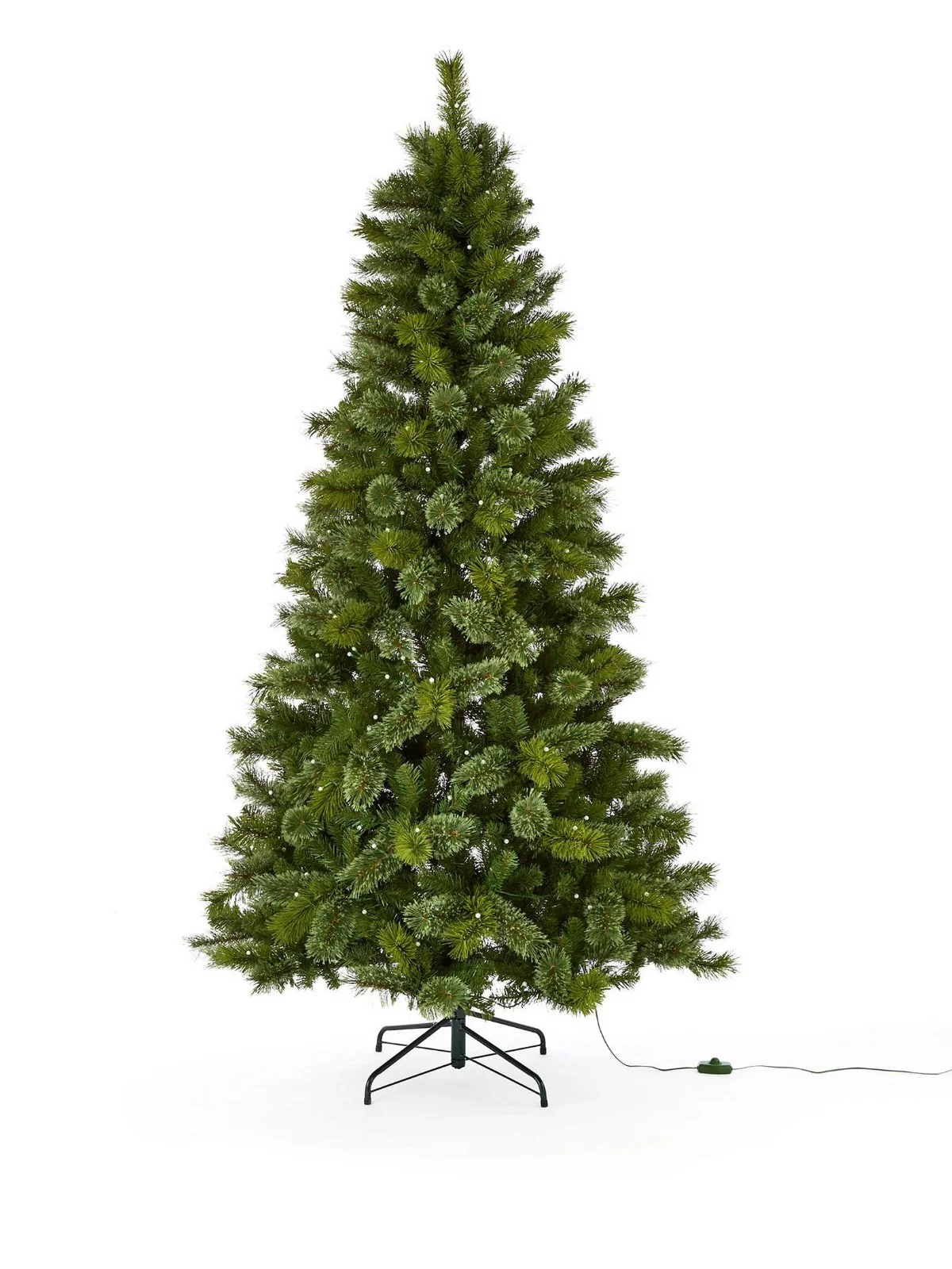 7ft Pre Lit Mirabelle Cashmere Tips Christmas Tree 300 Warm White LEDs - Image 3