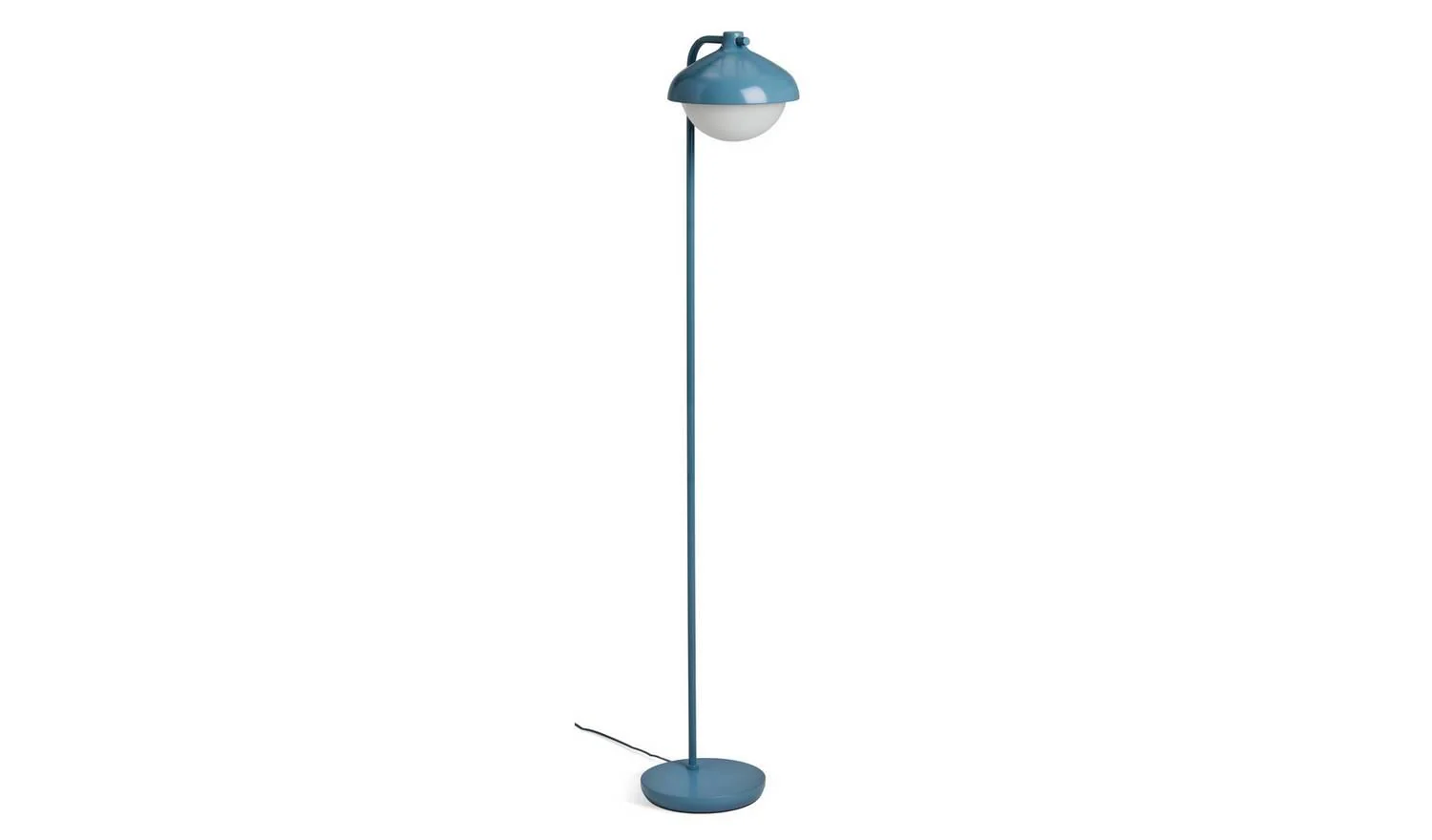 Acorn Metal Floor Lamp Cornflower Blue Modern Reading Light Living Room - Image 3