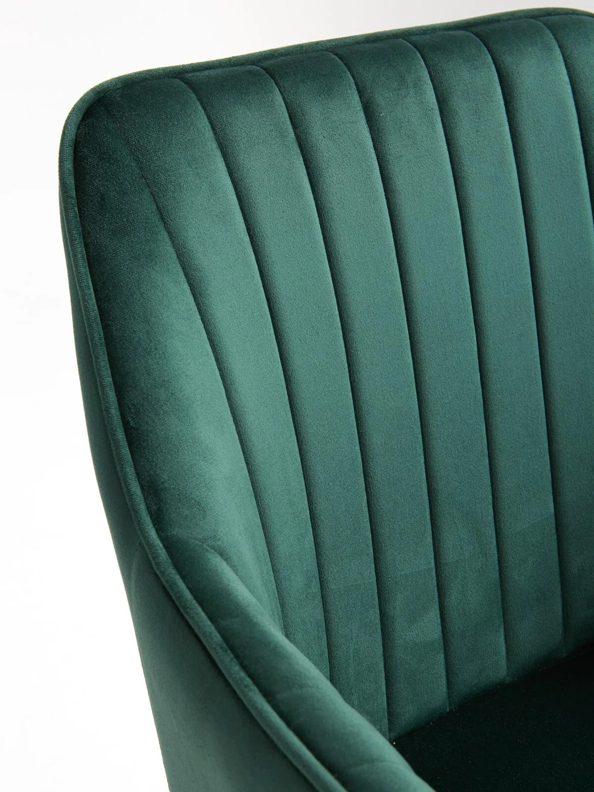 Alisha Pair of Fabric Dining Chairs Green FAST DELIVERY TOP SELLER - Image 5