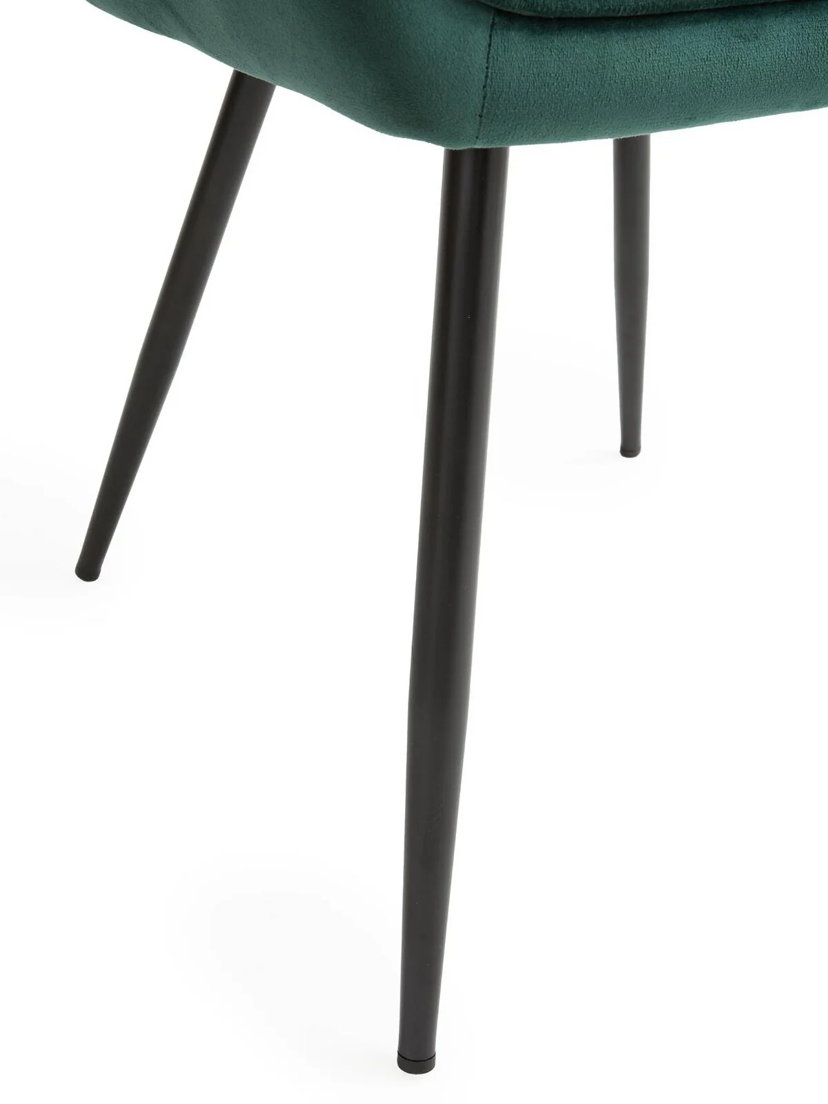 Alisha Pair of Fabric Dining Chairs Green FAST DELIVERY TOP SELLER - Image 7