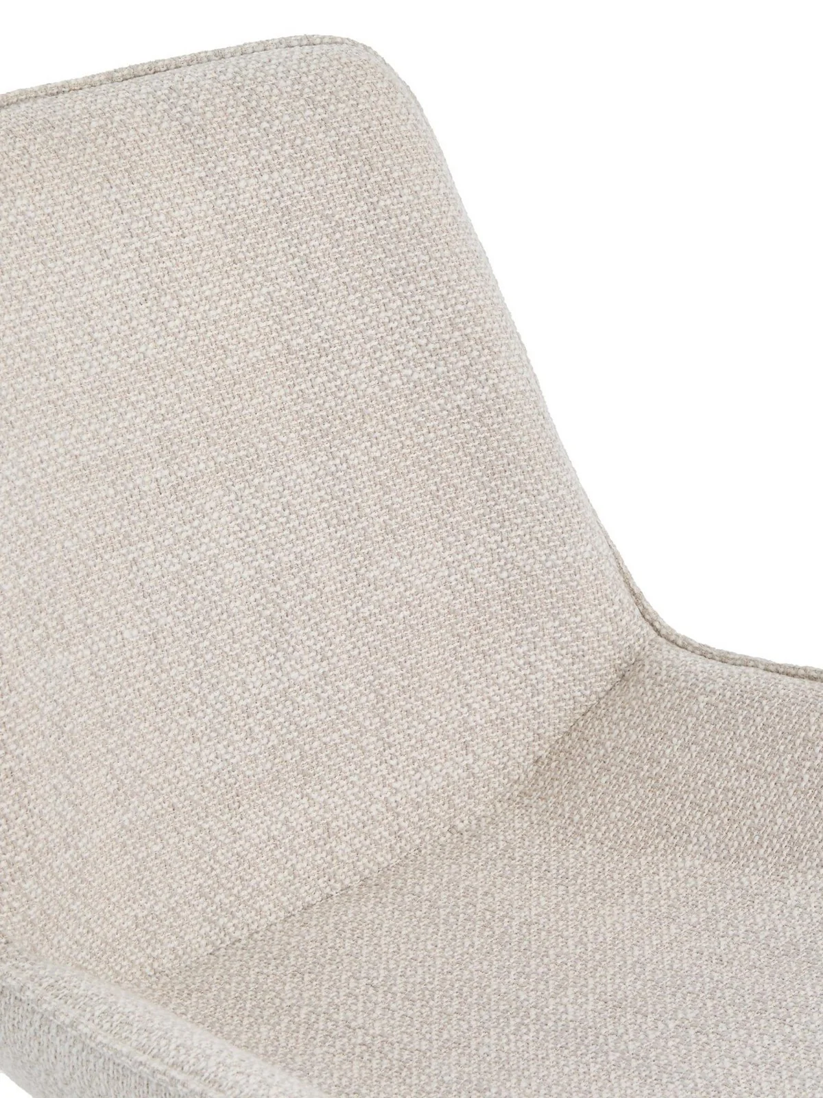 Arabella Pair of 2 Fabric Chairs Grey & Black | Two-Tone Design | Scandi Style - Image 4