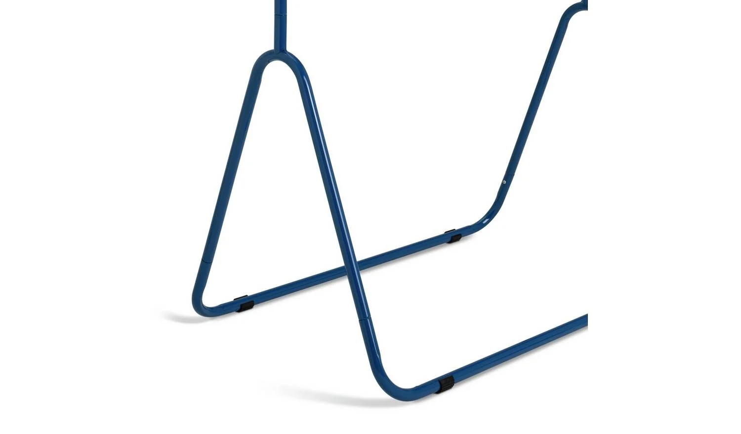 Arnie Single Clothes Rail Blue Portable Garment Rail Wardrobe Storage - Image 5