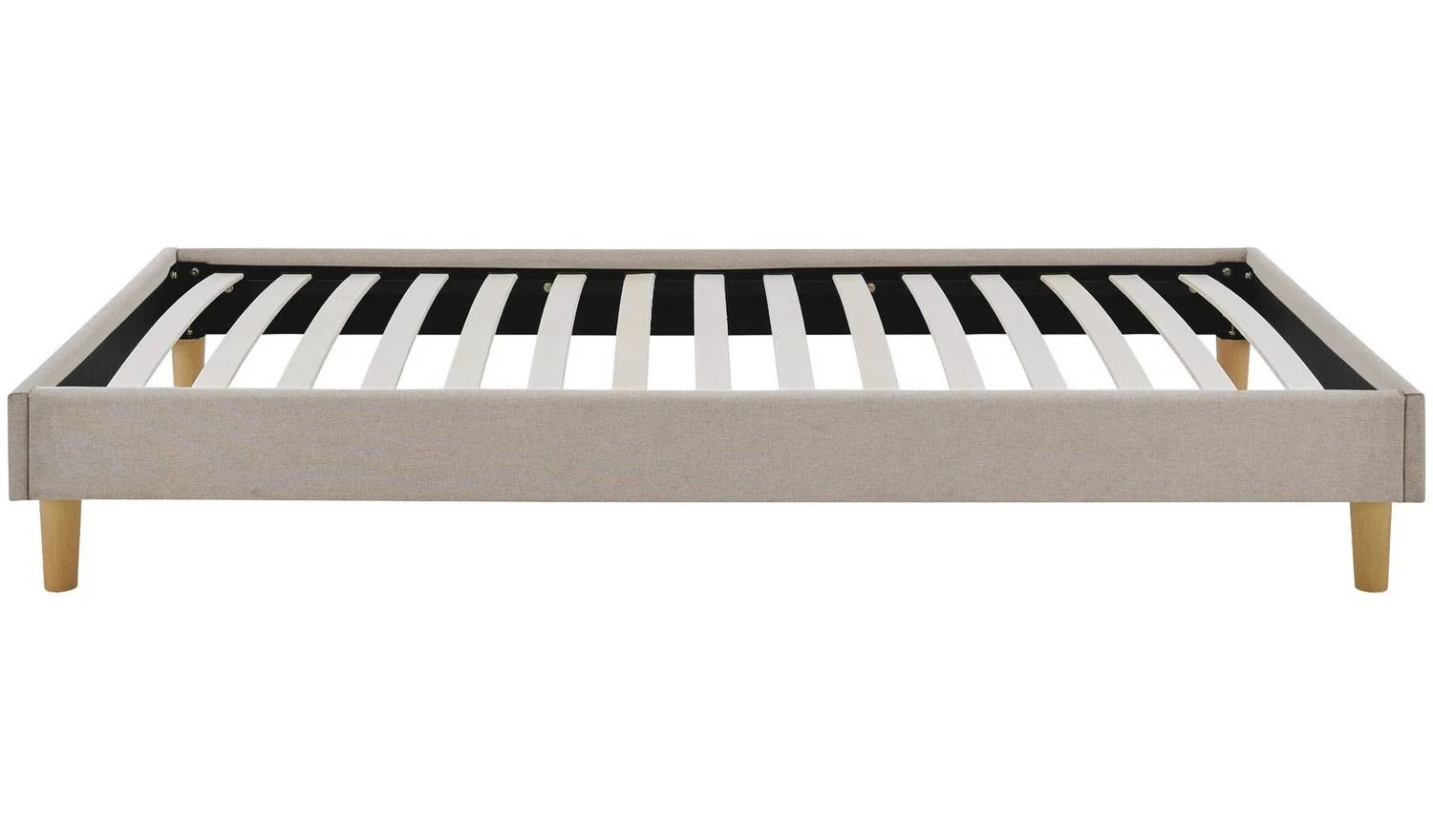 Arthur Platform Single Bed Frame Natural Minimalist Bedroom Furniture - Image 4