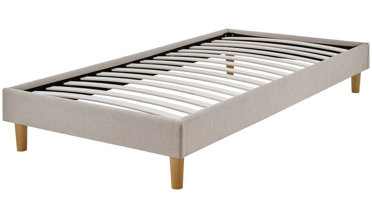 Arthur Platform Single Bed Frame Natural Minimalist Bedroom Furniture - Image 7