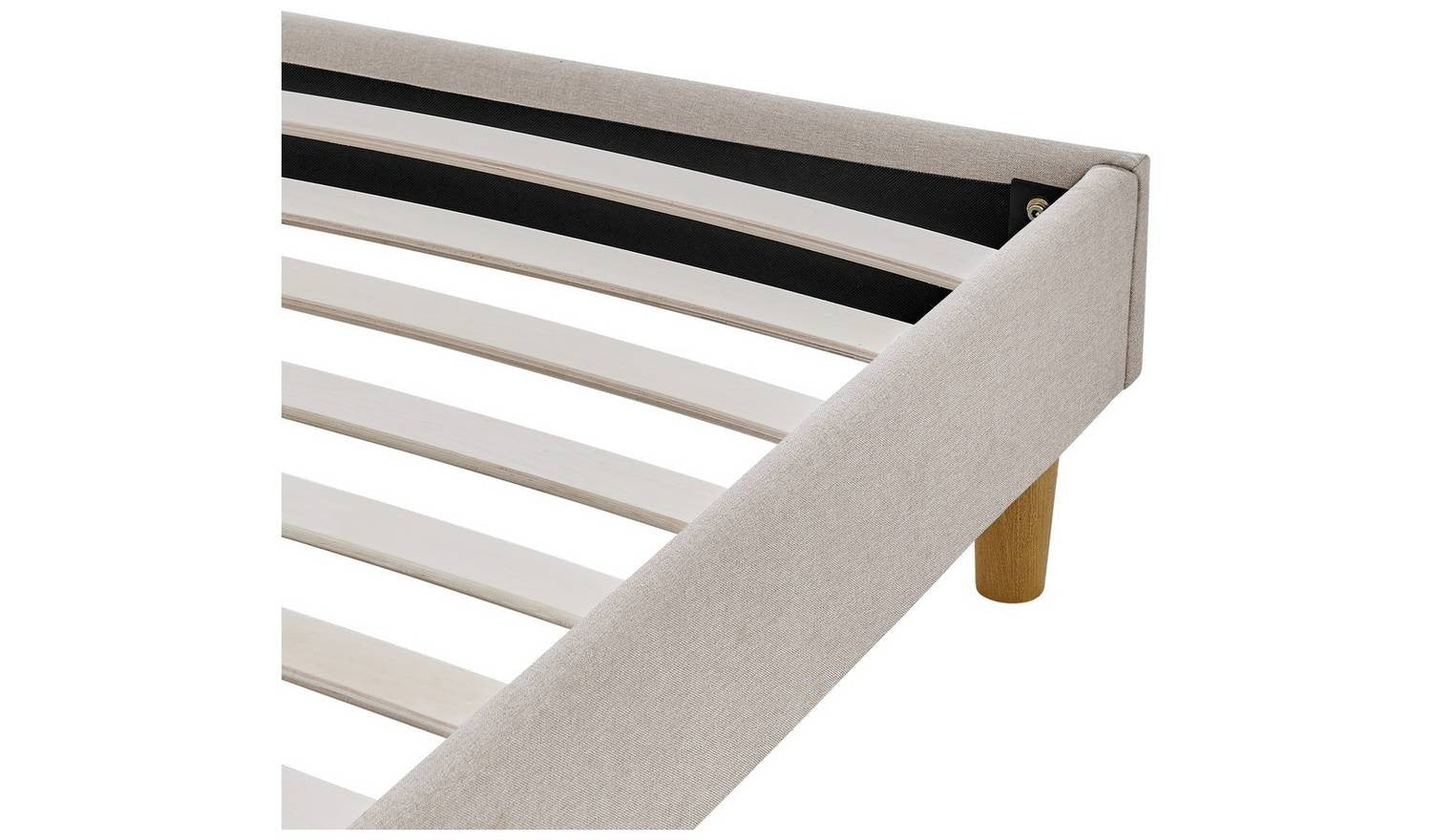 Arthur Platform Single Bed Frame Natural Minimalist Bedroom Furniture - Image 8