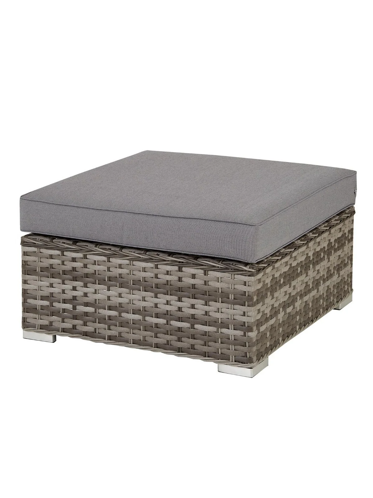 Aruba 6-Seater Corner Garden Sofa Set With Chair, Footstool,  Adjustable Table - Image 5