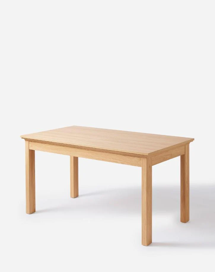 Ashford Dining Table Grey Oak Modern Kitchen Furniture 4-6 Seater - Image 2