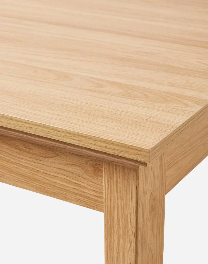 Ashford Dining Table Grey Oak Modern Kitchen Furniture 4-6 Seater - Image 3