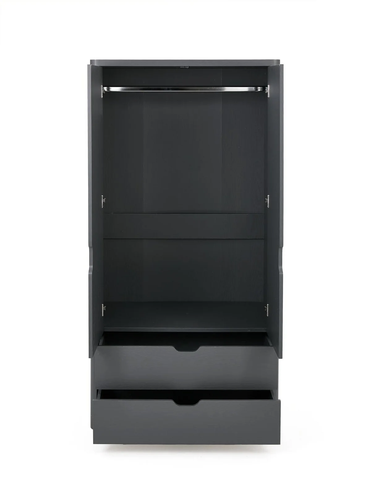 Aspen 2 Door 2 Drawer Wardrobe Dark Grey Oak | Kids & Teen Storage - Image 3