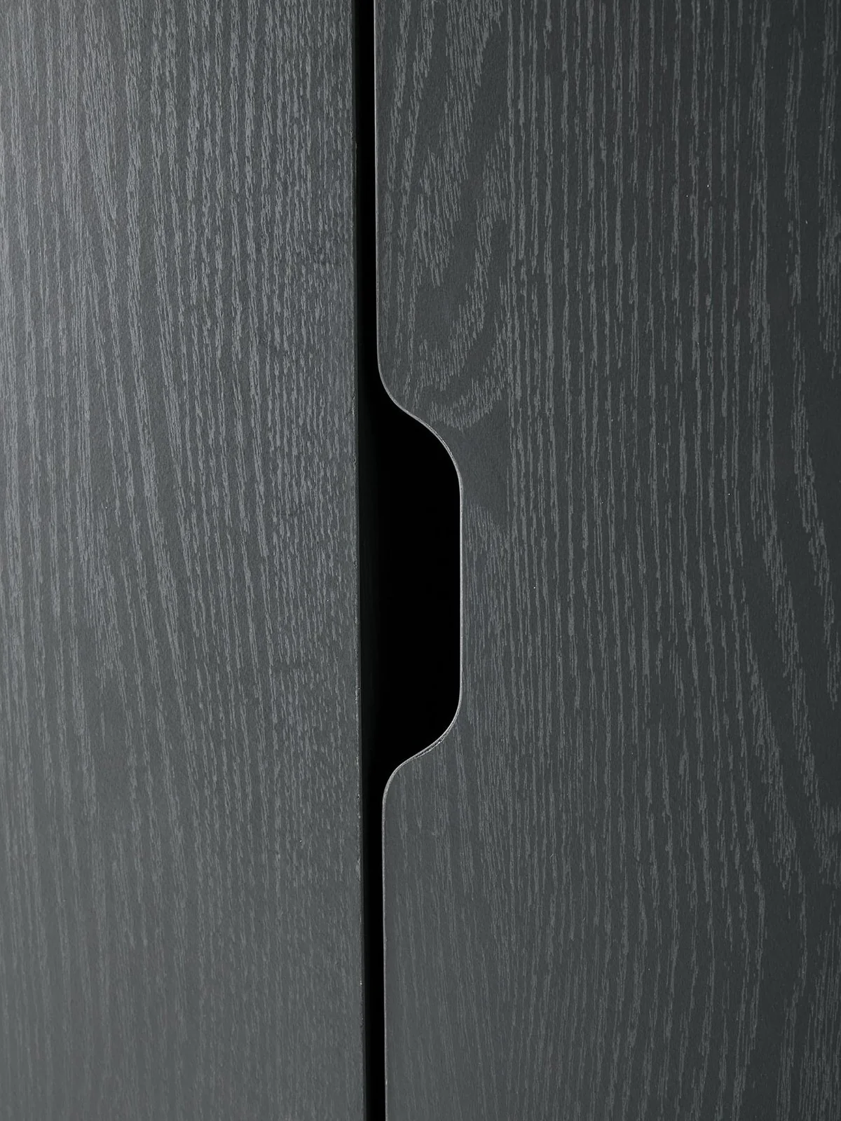 Aspen 3 Door 2 Drawer Wardrobe Dark Grey Oak Effect Storage - Image 4