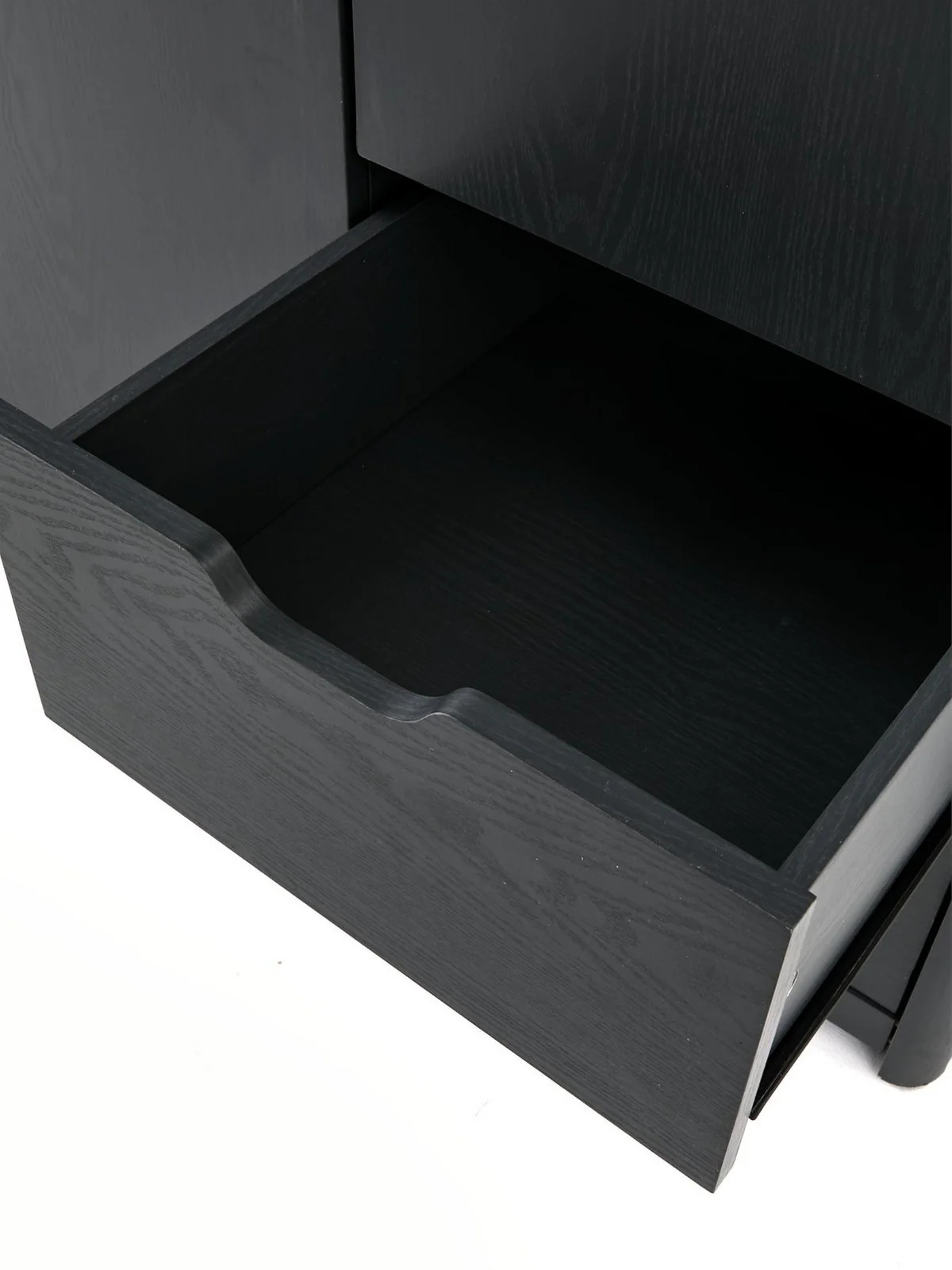 Aspen 3 Door 2 Drawer Wardrobe Dark Grey Oak Effect Storage - Image 5