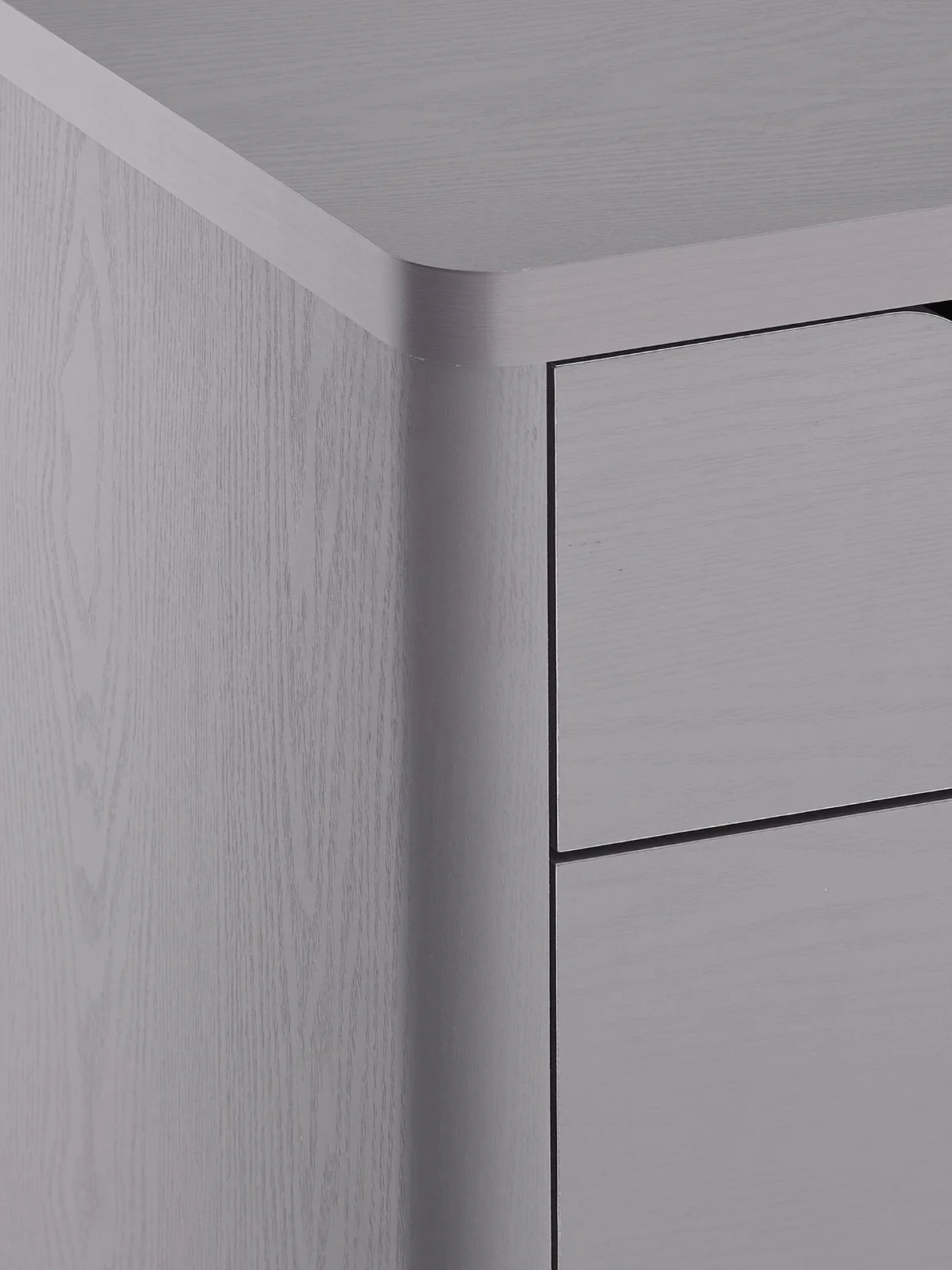 Aspen 3 Piece Bedroom Set &  Wardrobe & 4+2 Chest & Bedside Table Grey Oak Eff - Image 5