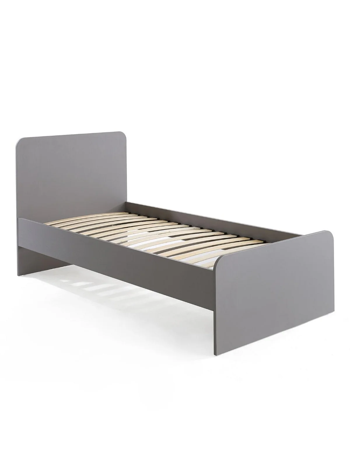 Aspen Children's Single Bed Grey Oak | Modern Design | Sprung Slats - Image 3