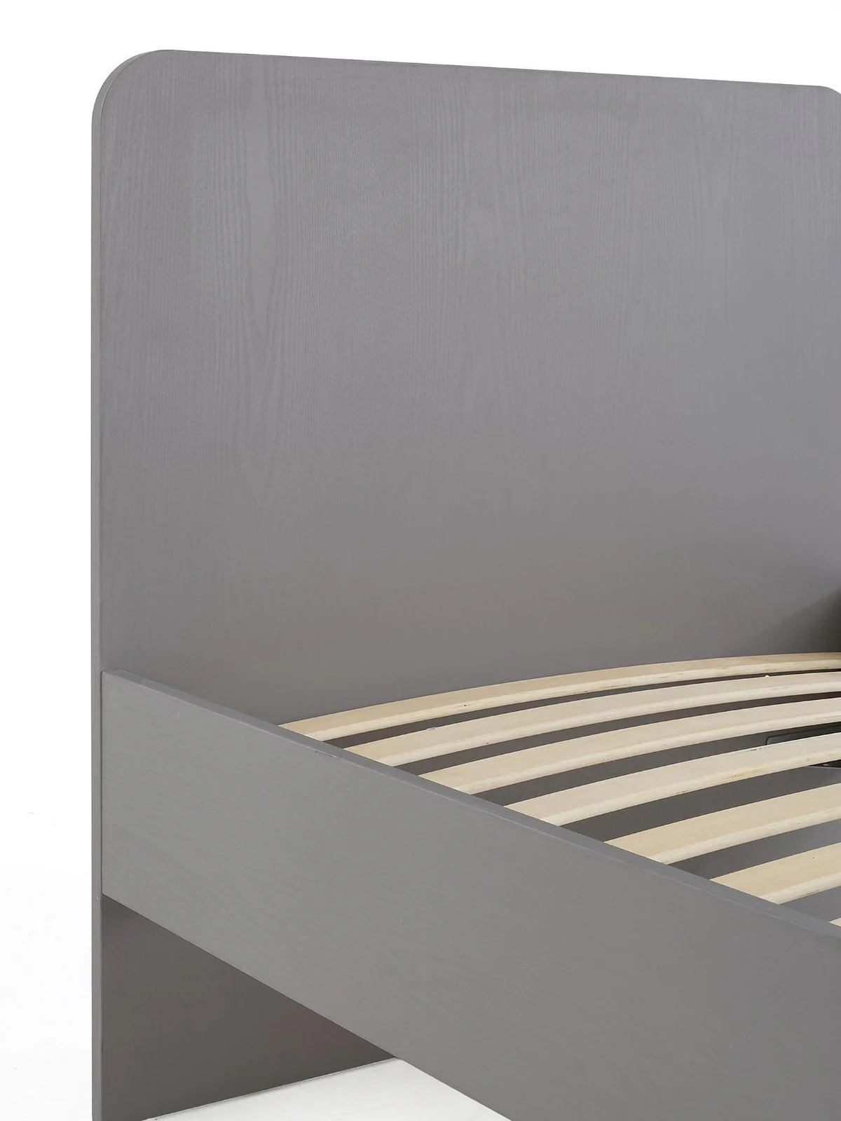 Aspen Children's Single Bed Grey Oak | Modern Design | Sprung Slats - Image 4