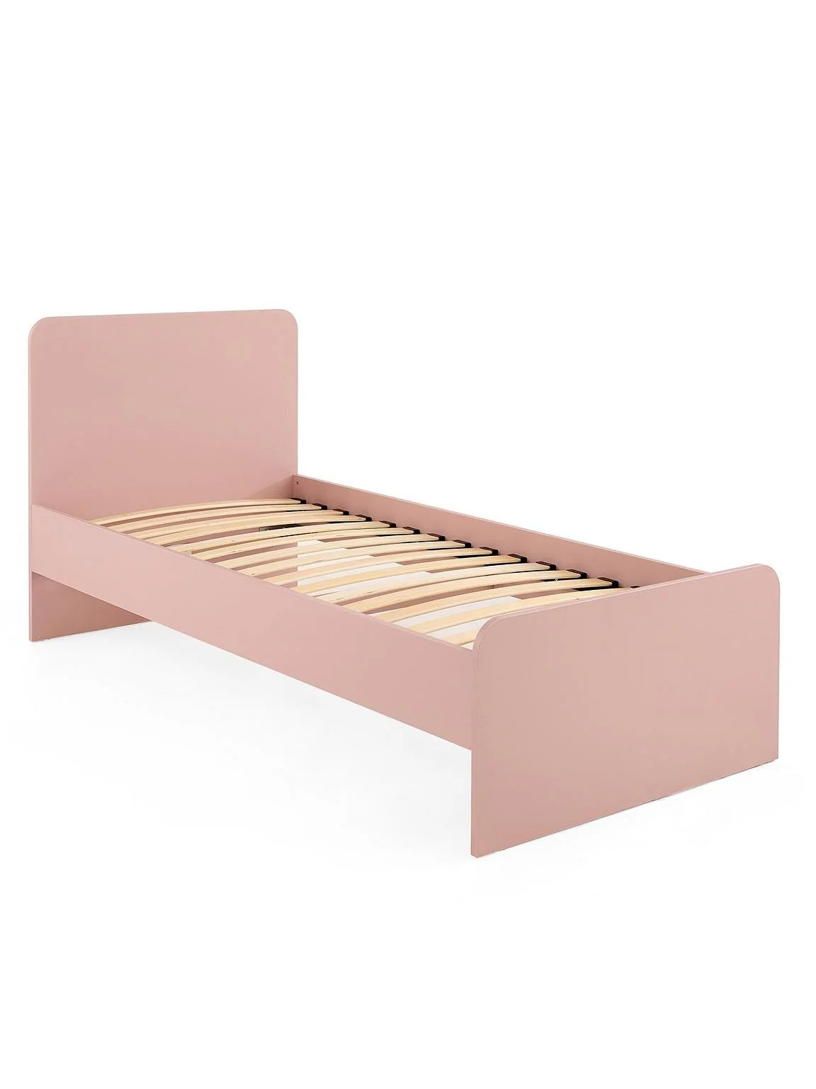 Aspen Children's Single Bed Pink | Modern Design | Sprung Slats - Image 3