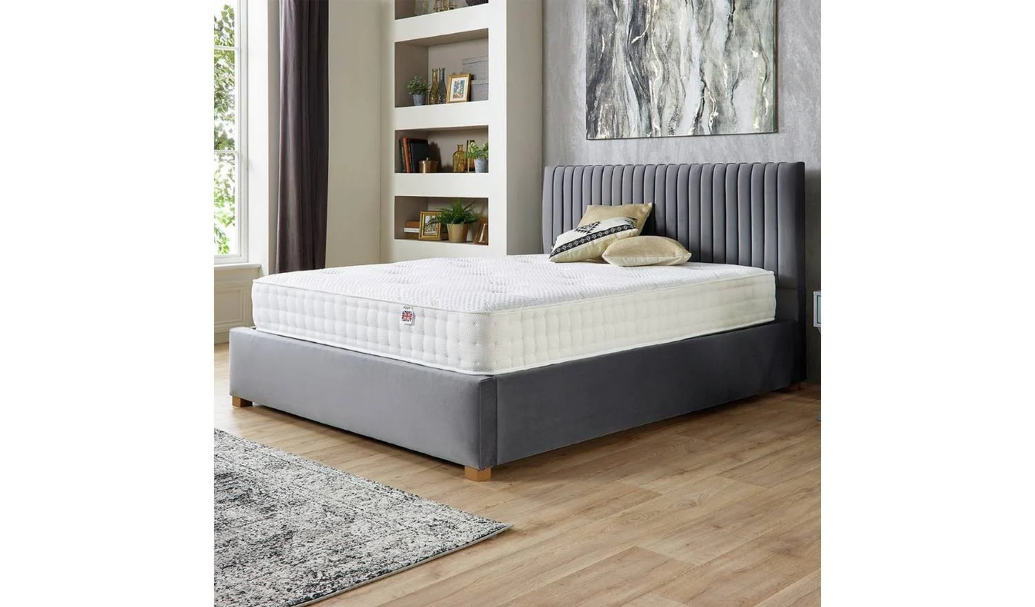 Aspire Cashmere 1000 Pocket Spring Mattress Small Double Rolled UK - Image 4