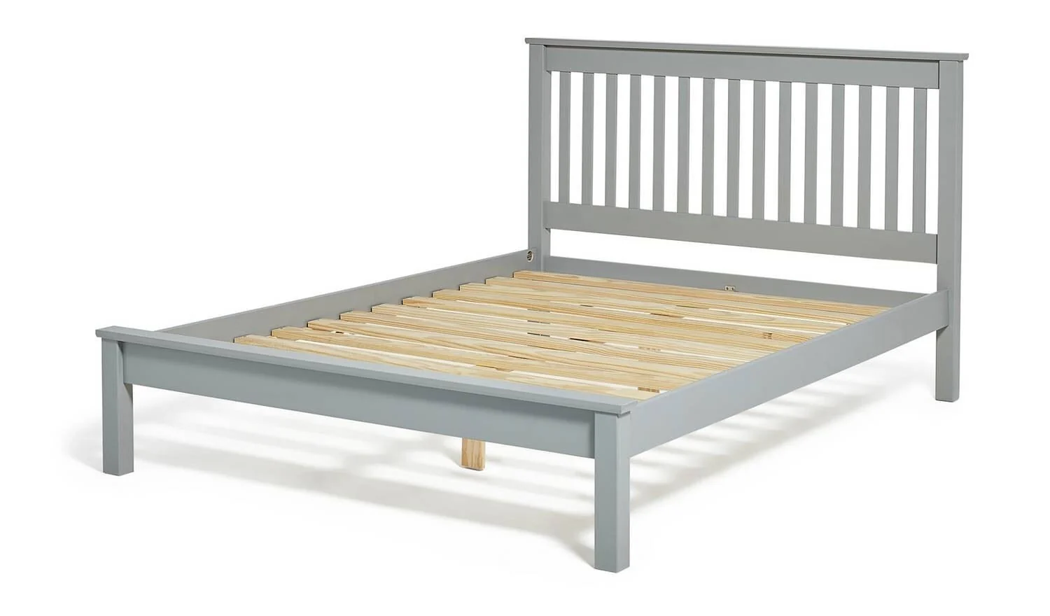 Aspley Kingsize Wooden Bed Frame Grey Durable and Stylish Bedroom Decor - Image 12