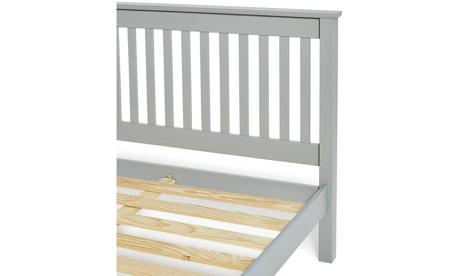Aspley Kingsize Wooden Bed Frame Grey Durable and Stylish Bedroom Decor - Image 5