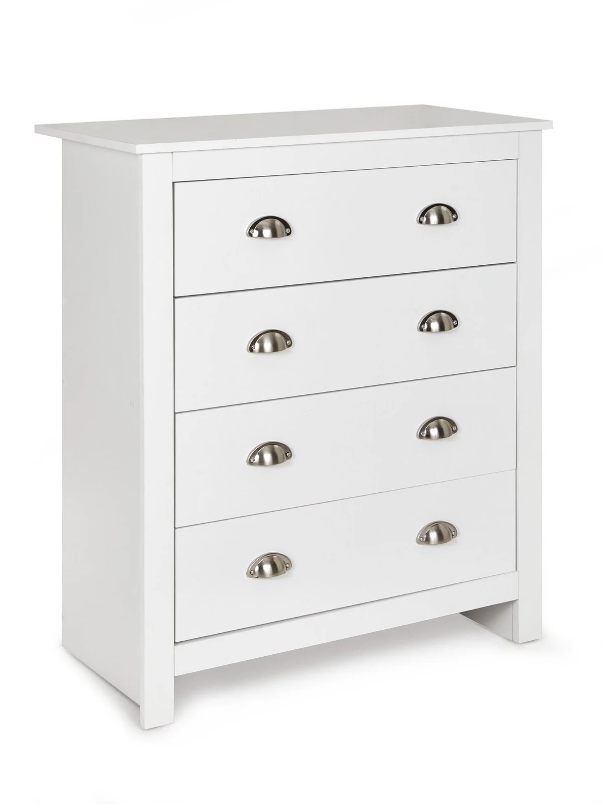 Atlanta 3 Piece Bedroom Set White | 2 Door Wardrobe, Chest & Bedside | Kids Room - Image 4