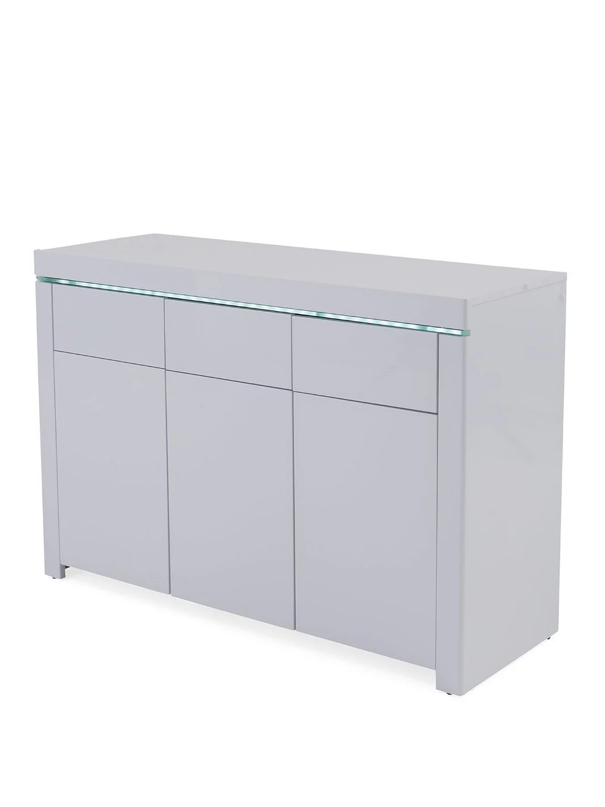 Atlantic Large Gloss Sideboard with LED Light Modern Storage - Image 3