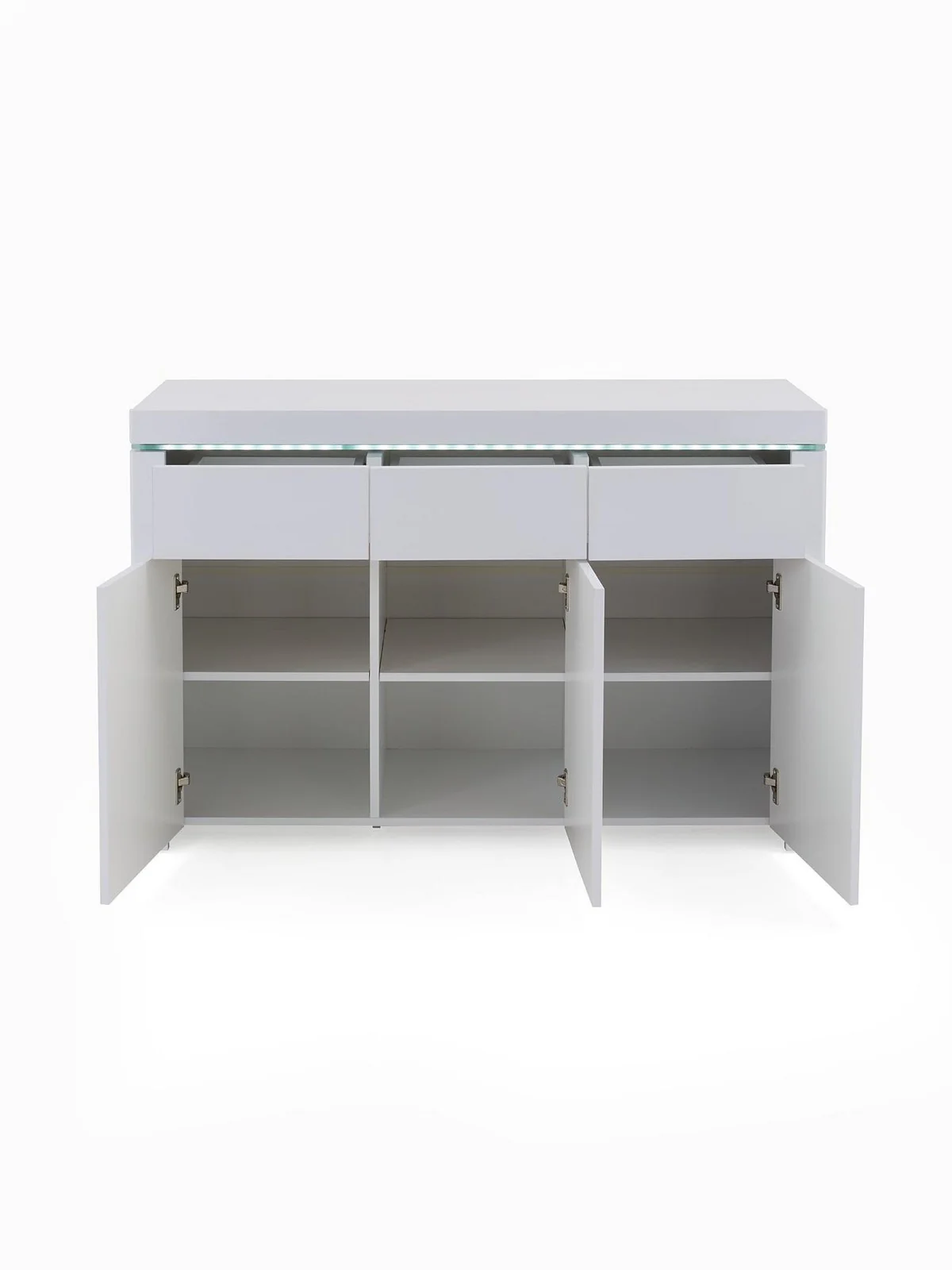 Atlantic Large Gloss Sideboard with LED Light Modern Storage - Image 4