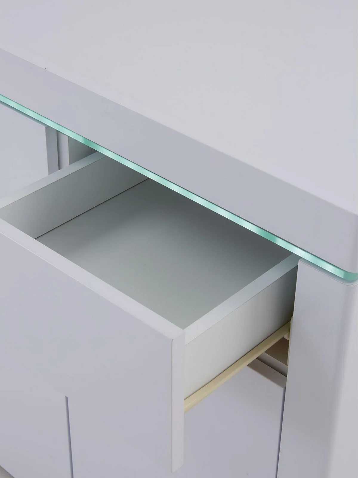 Atlantic Large Gloss Sideboard with LED Light Modern Storage - Image 5