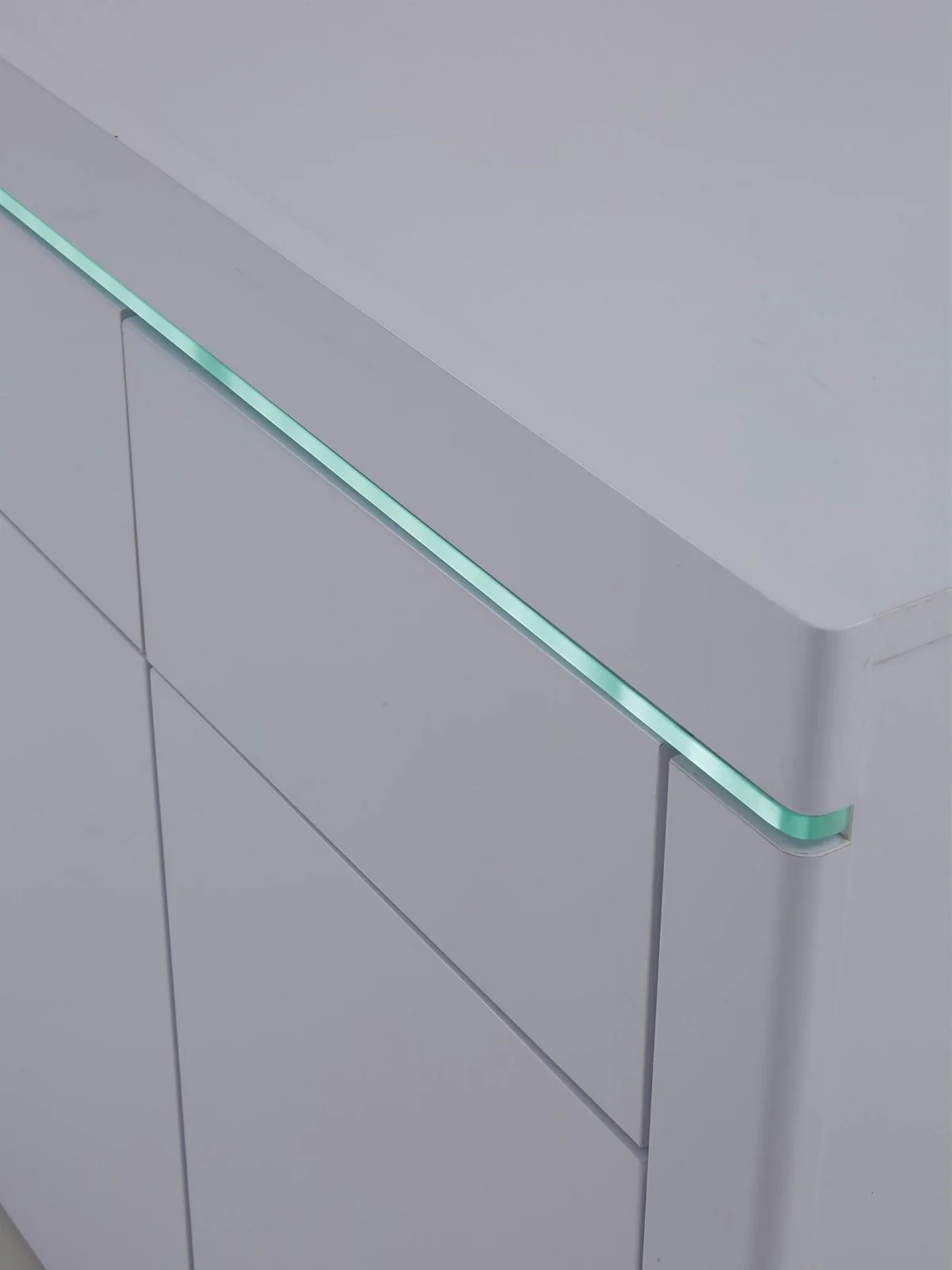 Atlantic Large Gloss Sideboard with LED Light Modern Storage - Image 6