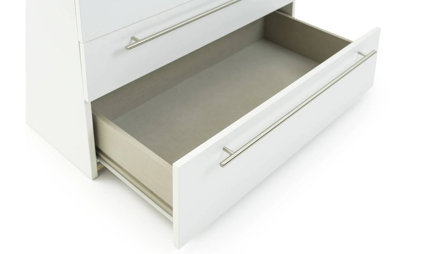 Atlas 4 Drawer Chest White For Bedroom Hallway Living Room Storage - Image 5
