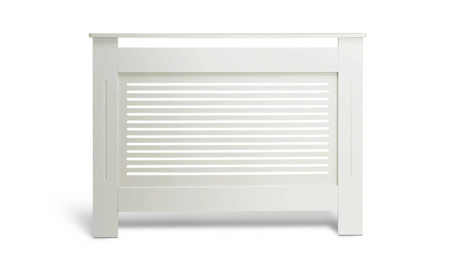 Austin Small Radiator Cover White Modern Home Heating Cabinet Furniture - Image 3