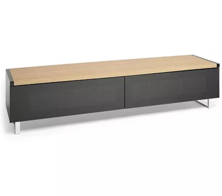 AVF Panorama 160 cm TV Stand for up to 80" TVs Light Oak Grey - Image 2