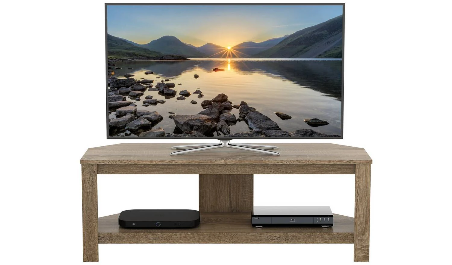 AVF Up to 55 Inch TV Stand - Light Wood - Image 3