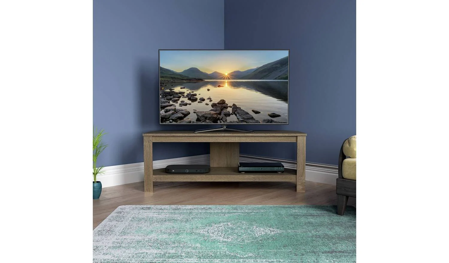 AVF Up to 55 Inch TV Stand - Light Wood - Image 4