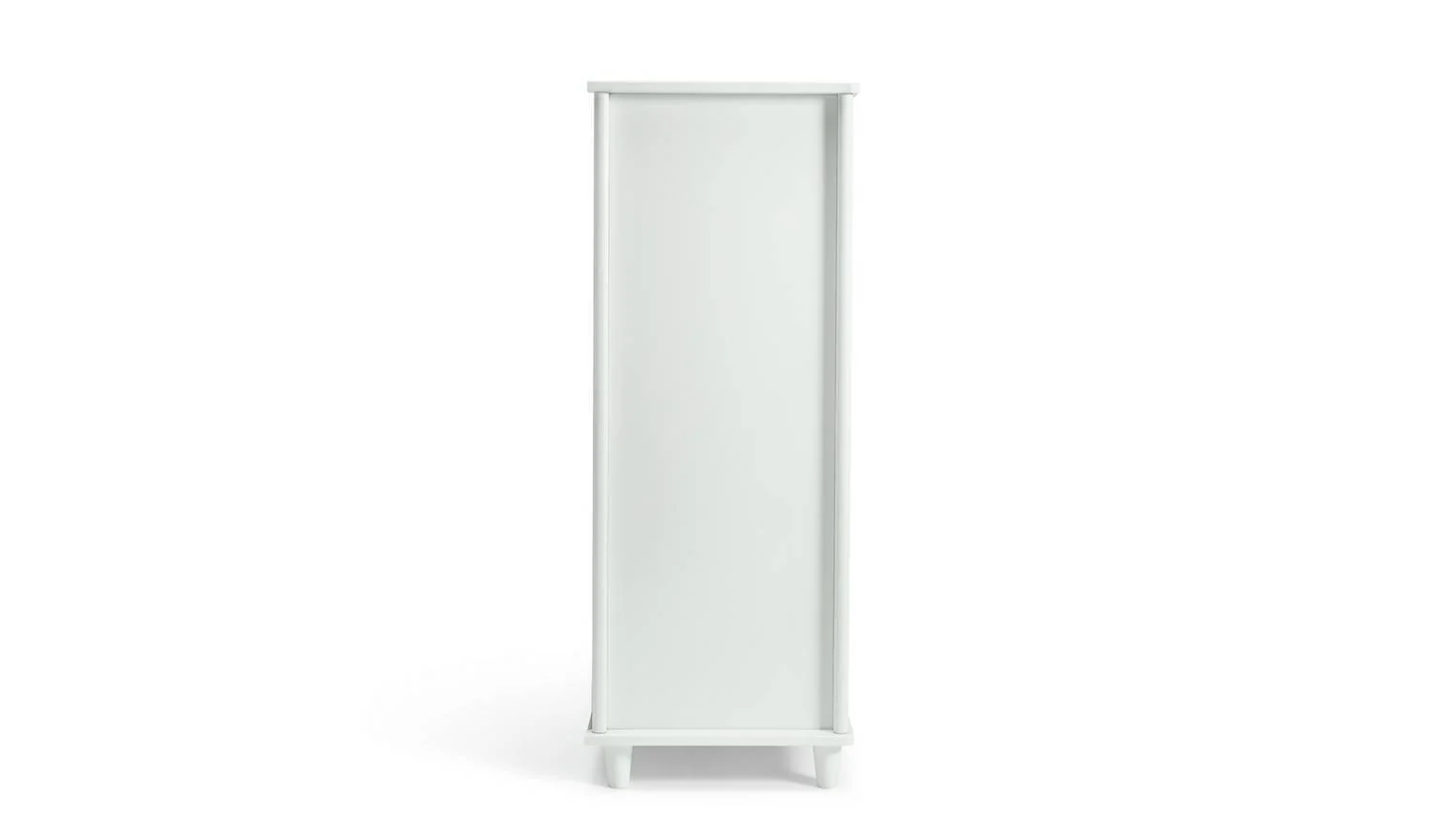 Bardot 5 Drawer Tallboy White Stylish and Compact Bedroom Storage Solution - Image 5